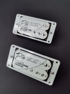 Pro Bucker Metal Cover Alnico 2 Paf Humbucker Pickups, LP Single Cut Guitars, High End Guitar Accessory and Replacement, Nickel Silver