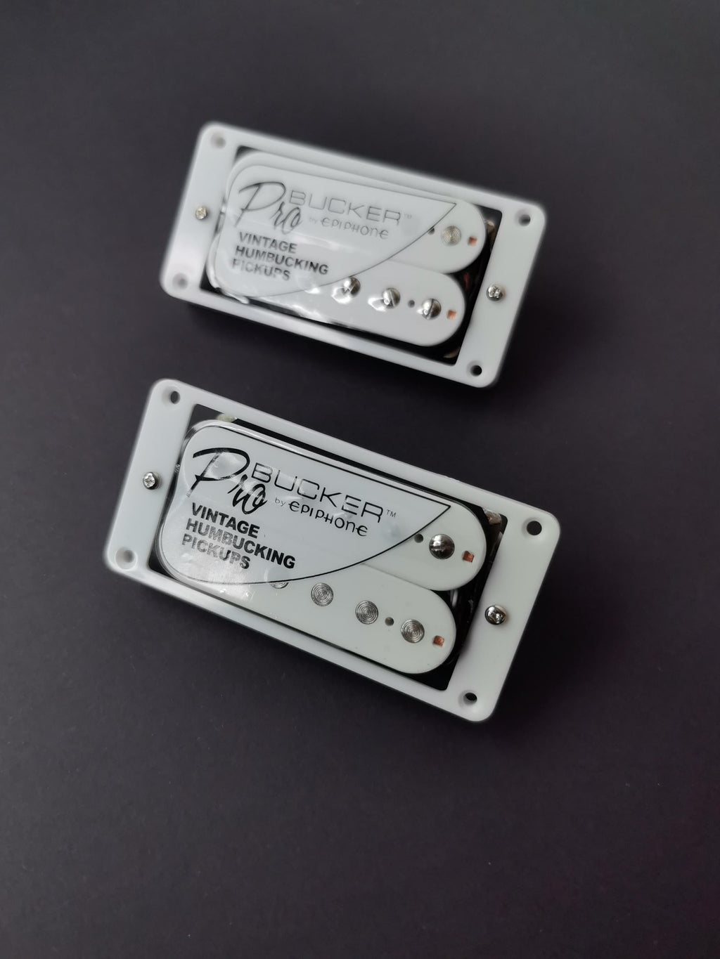 Pro Bucker Metal Cover Alnico 2 Paf Humbucker Pickups, LP Single Cut Guitars, High End Guitar Accessory and Replacement, Nickel Silver