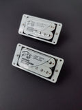 Pro Bucker Metal Cover Alnico 2 Paf Humbucker Pickups, LP Single Cut Guitars, High End Guitar Accessory and Replacement, Nickel Silver