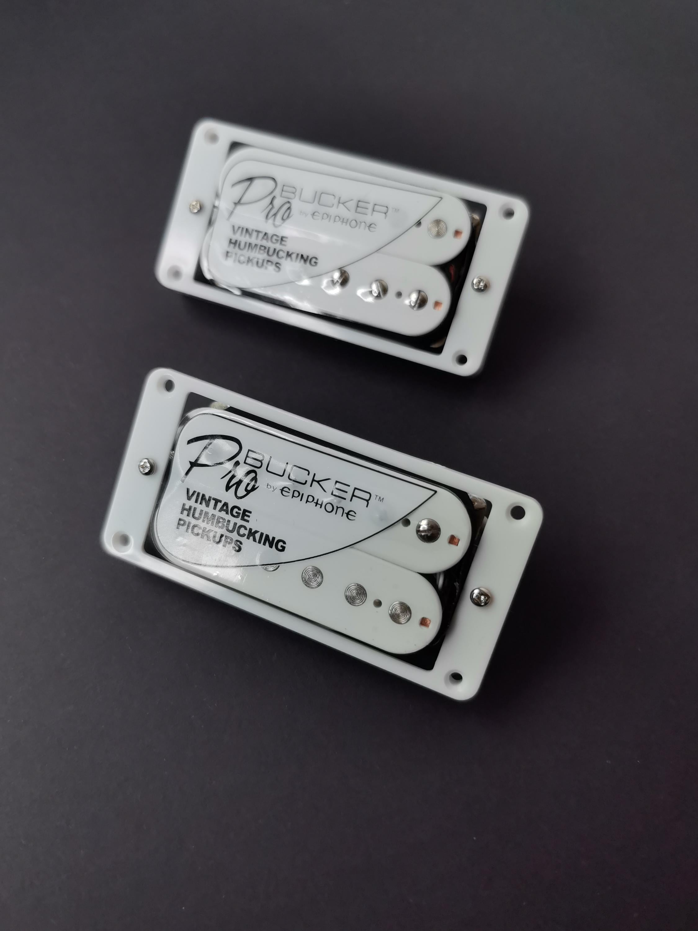 Pro Bucker Metal Cover Alnico 2 Paf Humbucker Pickups, LP Single Cut Guitars, High End Guitar Accessory and Replacement, Nickel Silver