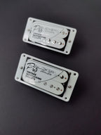 Pro Bucker Metal Cover Alnico 2 Paf Humbucker Pickups, LP Single Cut Guitars, High End Guitar Accessory and Replacement, Nickel Silver
