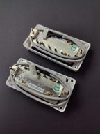 Pro Bucker Metal Cover Alnico 2 Paf Humbucker Pickups, LP Single Cut Guitars, High End Guitar Accessory and Replacement, Nickel Silver
