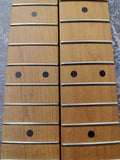 S Type Mahogany Satin Neck Stainless Steel Frets, S-Type ST Neck, Jescar Frets, 22 Frets, Electric Guitar Part, Vintage Neck Replacement