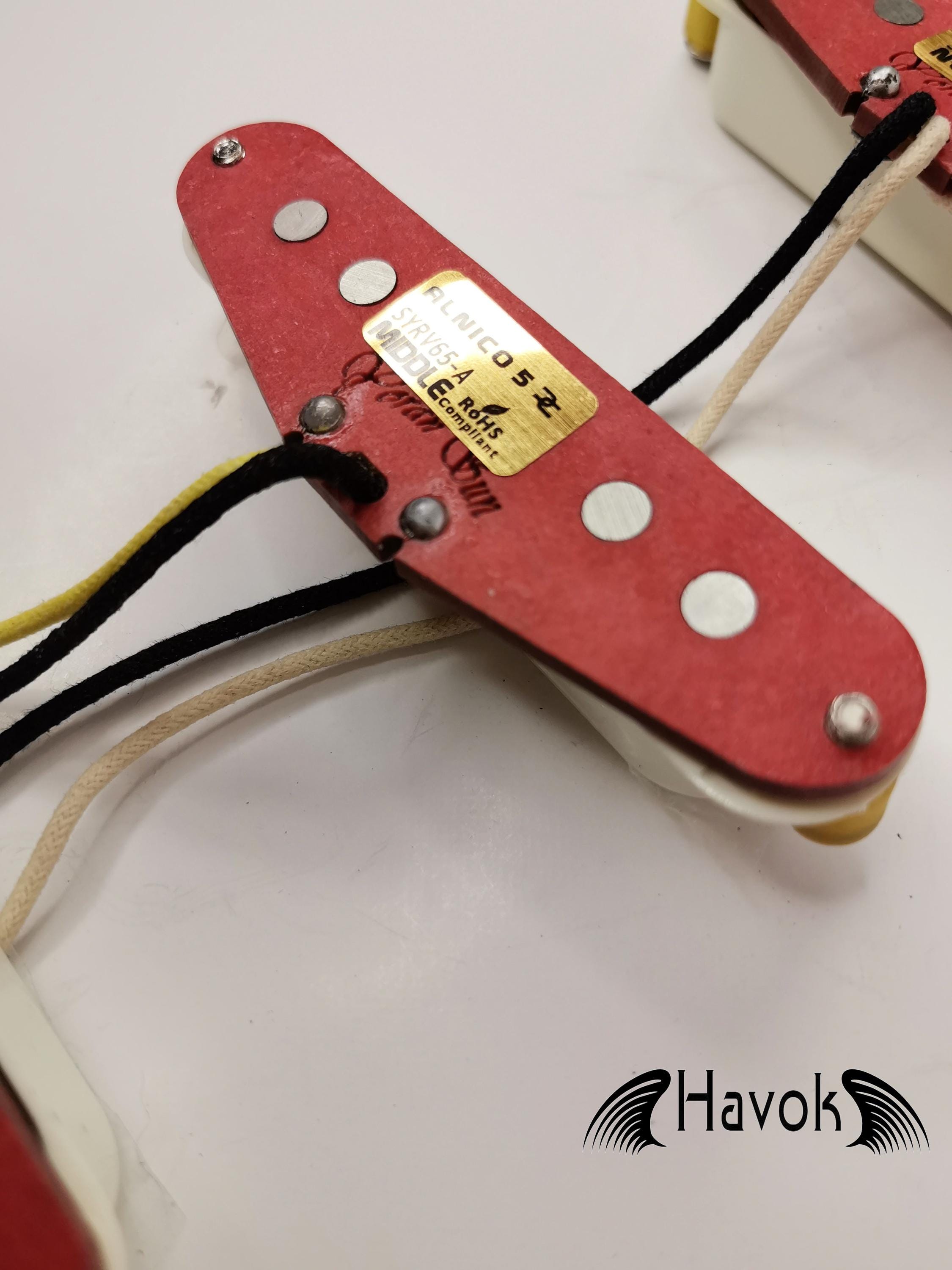 Guitar Pickups SSS Single Coil Handwound Alnico 5 Magnets 42 Plain Enamel Wires Middle Neck Bridge