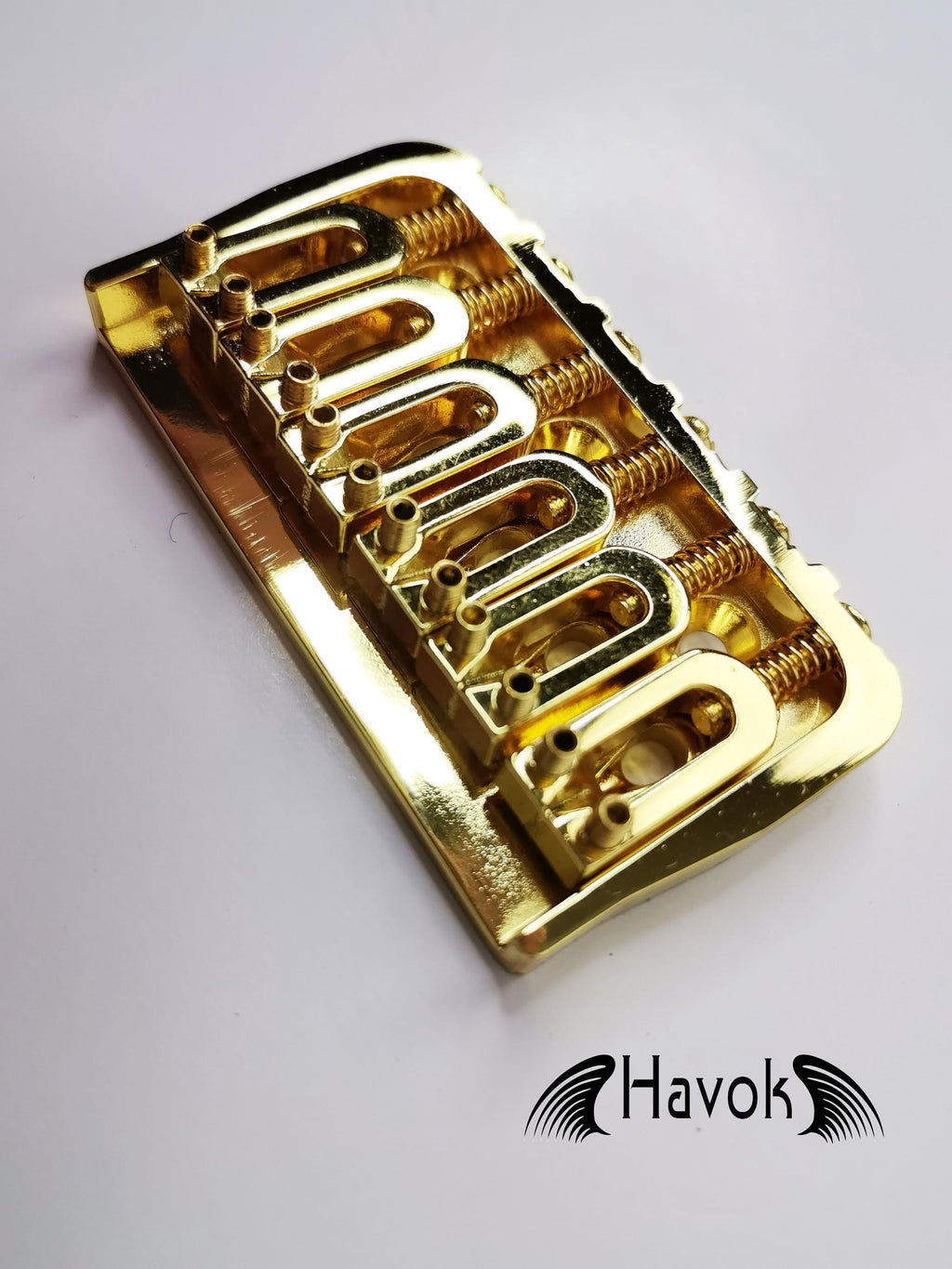 Low Profile Golden Hard Tail Bridge Stainless Steel Plate And Saddles, 6 String Electric Guitar, Vintage Guitar Building Kit,