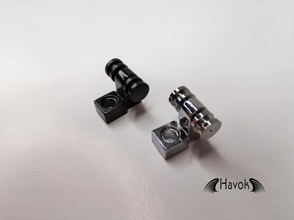 High Quality Black Roller String Retainer Trees Silver Black Guitar Accessories