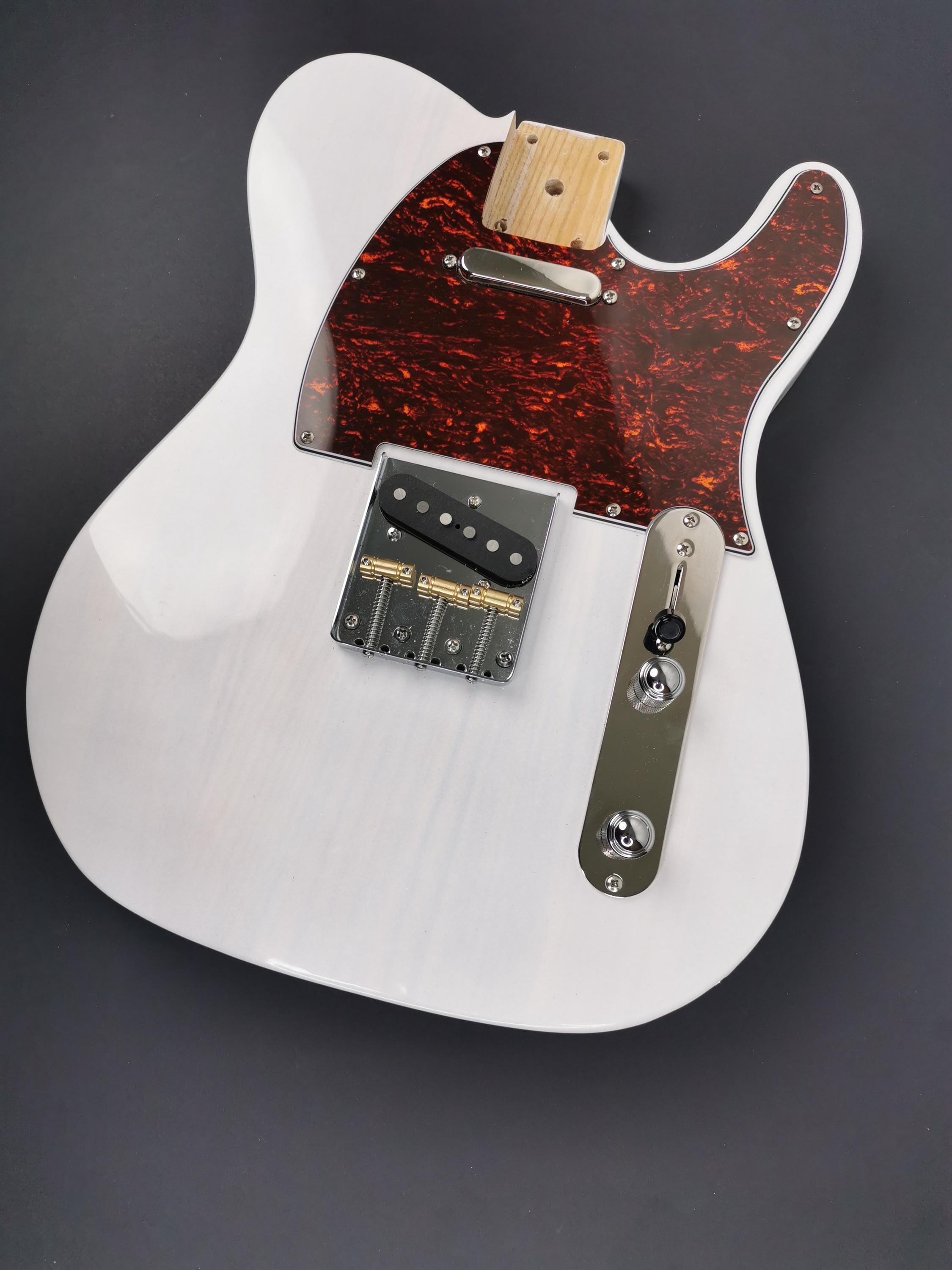 Fully Loaded T-Style Body With ST Contours 3 Piece Ash White, Vintage TL Part