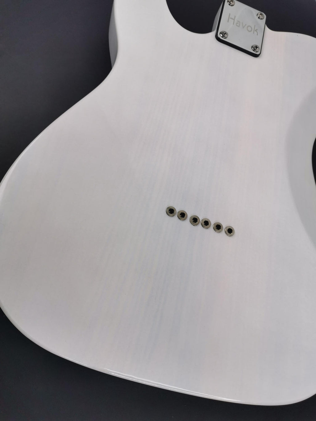 Fully Loaded T-Style Body With ST Contours 3 Piece Ash White, Vintage TL Part