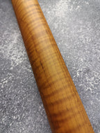 Guitar Neck S type Roasted  Brass/Bone nut Flame Maple Nitro Satin Neck Stainless Steel Jescar Frets