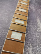 Quarter Sawn Roasted Flame Maple Satin Binding  Neck Stainless Steel Jescar Frets Guitar Neck