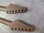 Havok Guitar Neck Wenge, Stainless Steel Frets White Binding Brass Nut, 22 Medium Jumbo Jescar Frets, Customized High End Guitar Part.