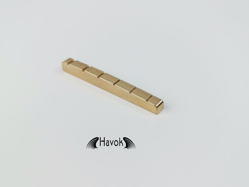Solid Brass Electric Guitar Nut, 42mm