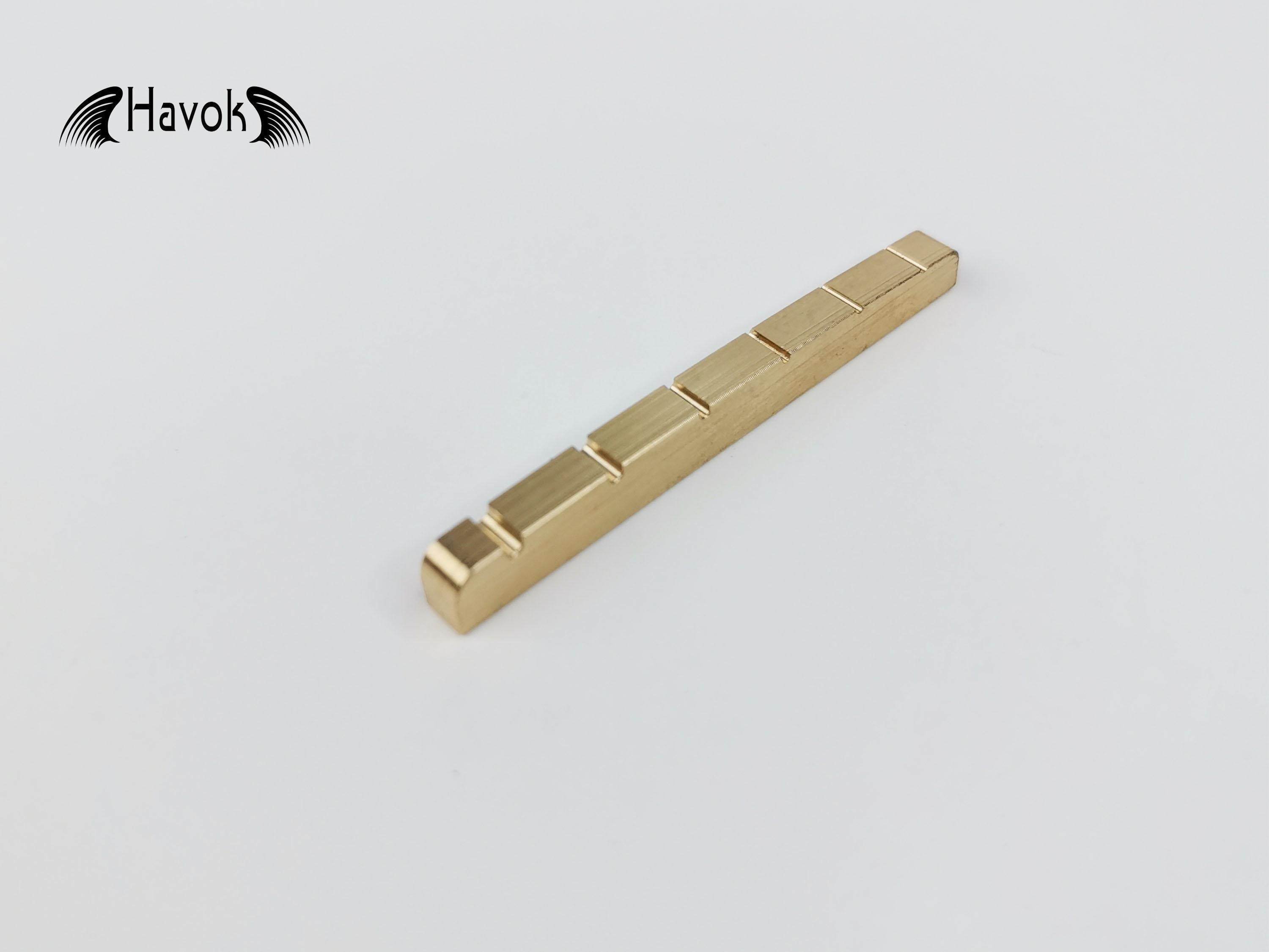 Solid Brass Electric Guitar Nut, 42mm