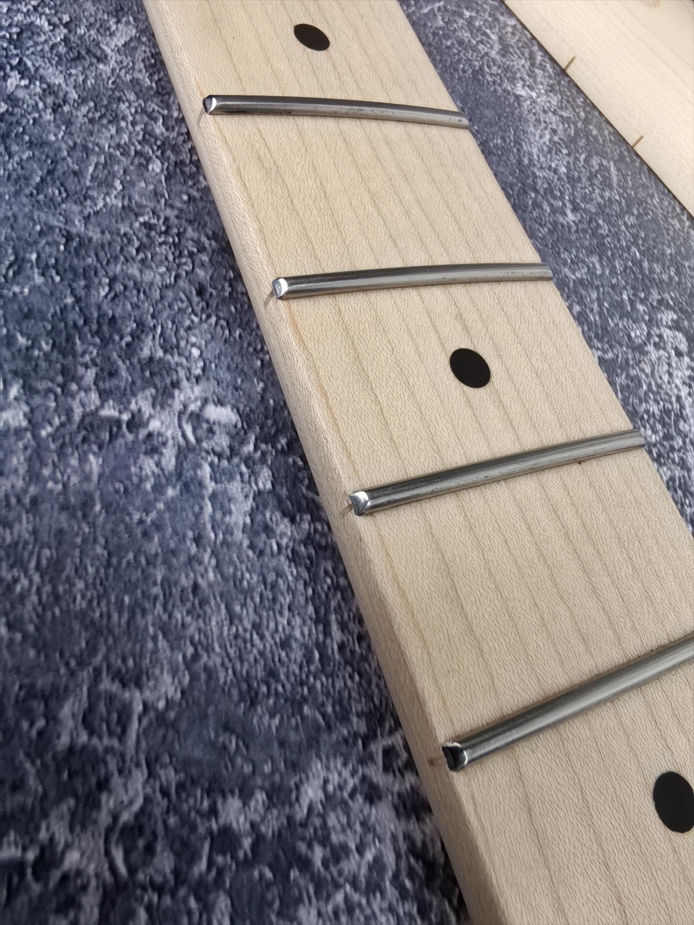 Guitar Neck S Type Reverse Big Headstock Satin Neck, 22 Stainless Steel Jescar Frets, S Style ST , Vintage Guitar Part Neck Replacement