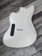 Havok Hard Tail Jazzmaster Metallic White 2pc Mahogany Guitar S type, HS config Custom Guitar Body. 80' style