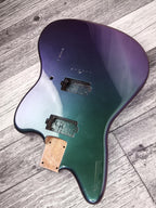 Havok Hard Tail Chameleon 2pc  Jazzmaster Mahogany Guitar S type, HS config Custom Guitar Body. 80' style