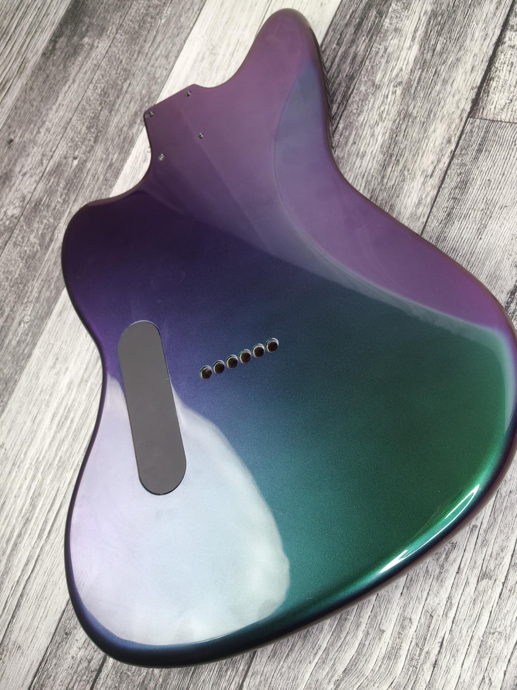 Havok Hard Tail Chameleon 2pc  Jazzmaster Mahogany Guitar S type, HS config Custom Guitar Body. 80' style