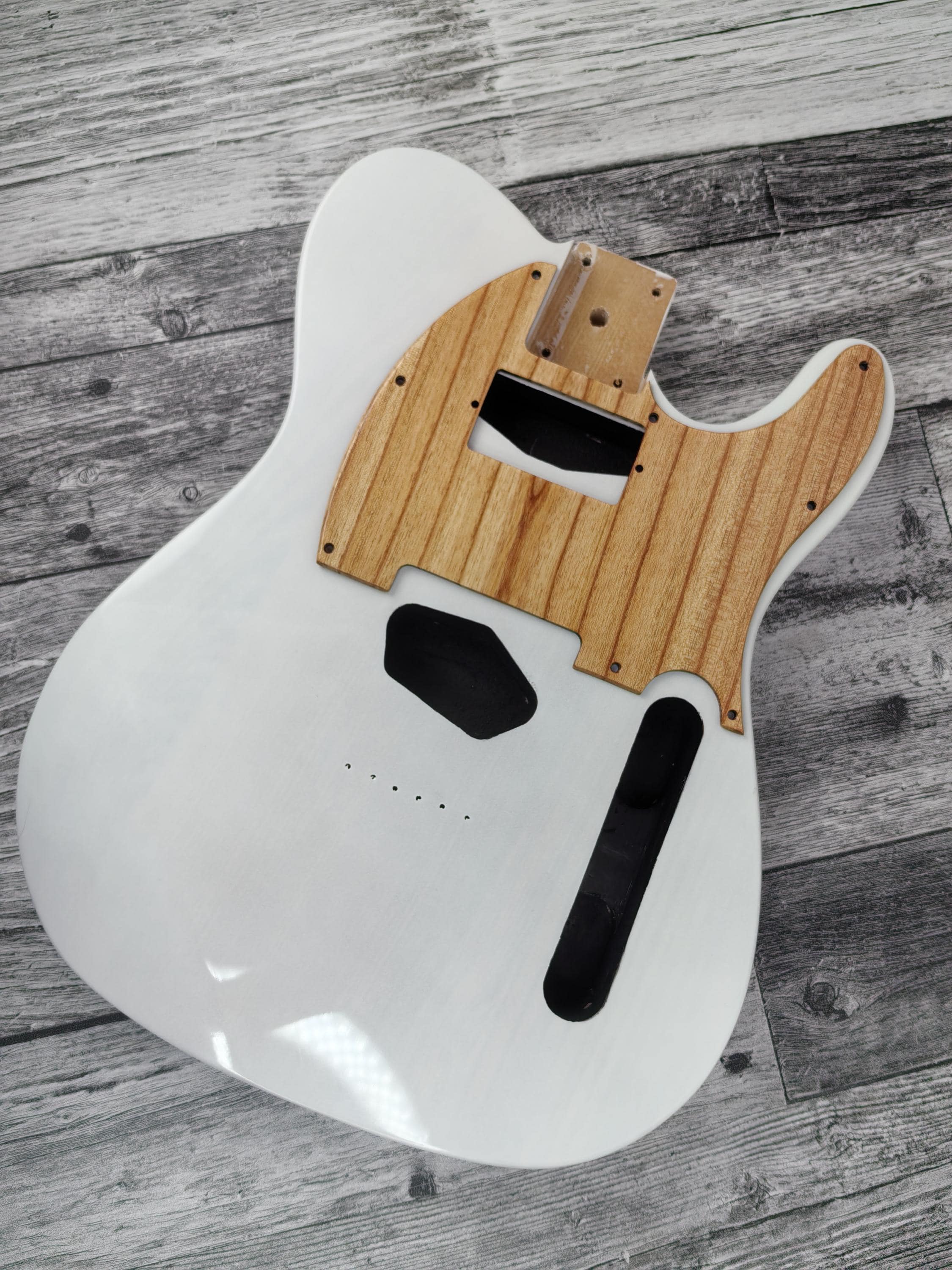 Wooden Guitar Guard Ashwood T Style  Guitar Pickguard Scratch Plate Fits for T type guitar