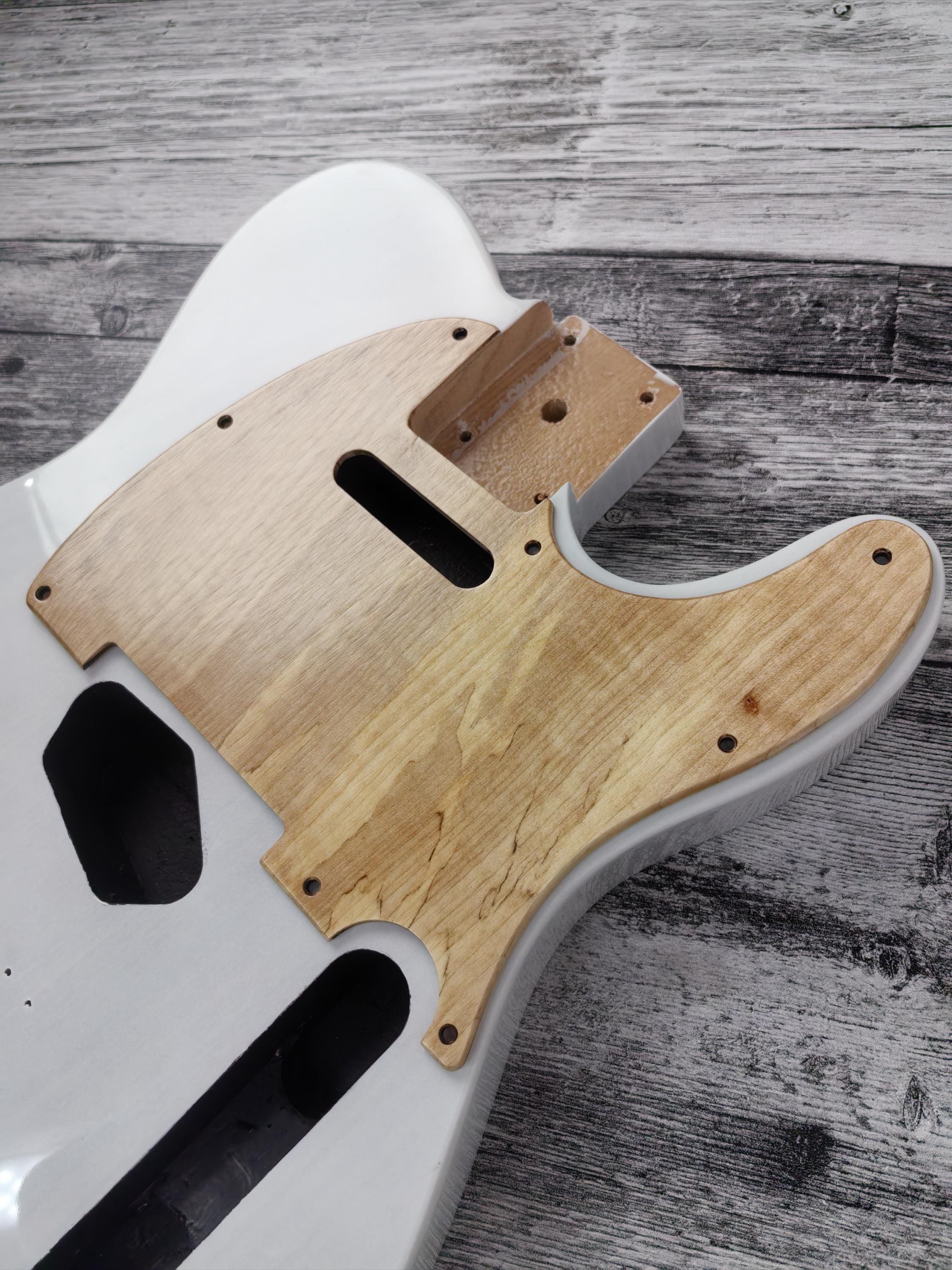 Wooden Guitar Guard Maple  wood T Style  Guitar Pickguard Scratch Plate Fits for T type guitar