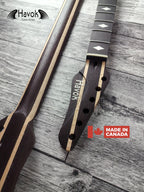 Havok Guitar Neck Wenge Flame Maple Ebony Board, Stainless Steel Frets , 22 Medium Jumbo Jescar Frets,
