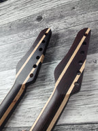 Guitar Neck Havok Wenge Flame Maple Ebony Board, Stainless Steel Frets , 22 Medium Jumbo Jescar Frets,