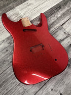 Havok Hard Tail Ruby Red Metallic 2pc Mahogany Guitar S type, HS config Custom Guitar Body. 80' style