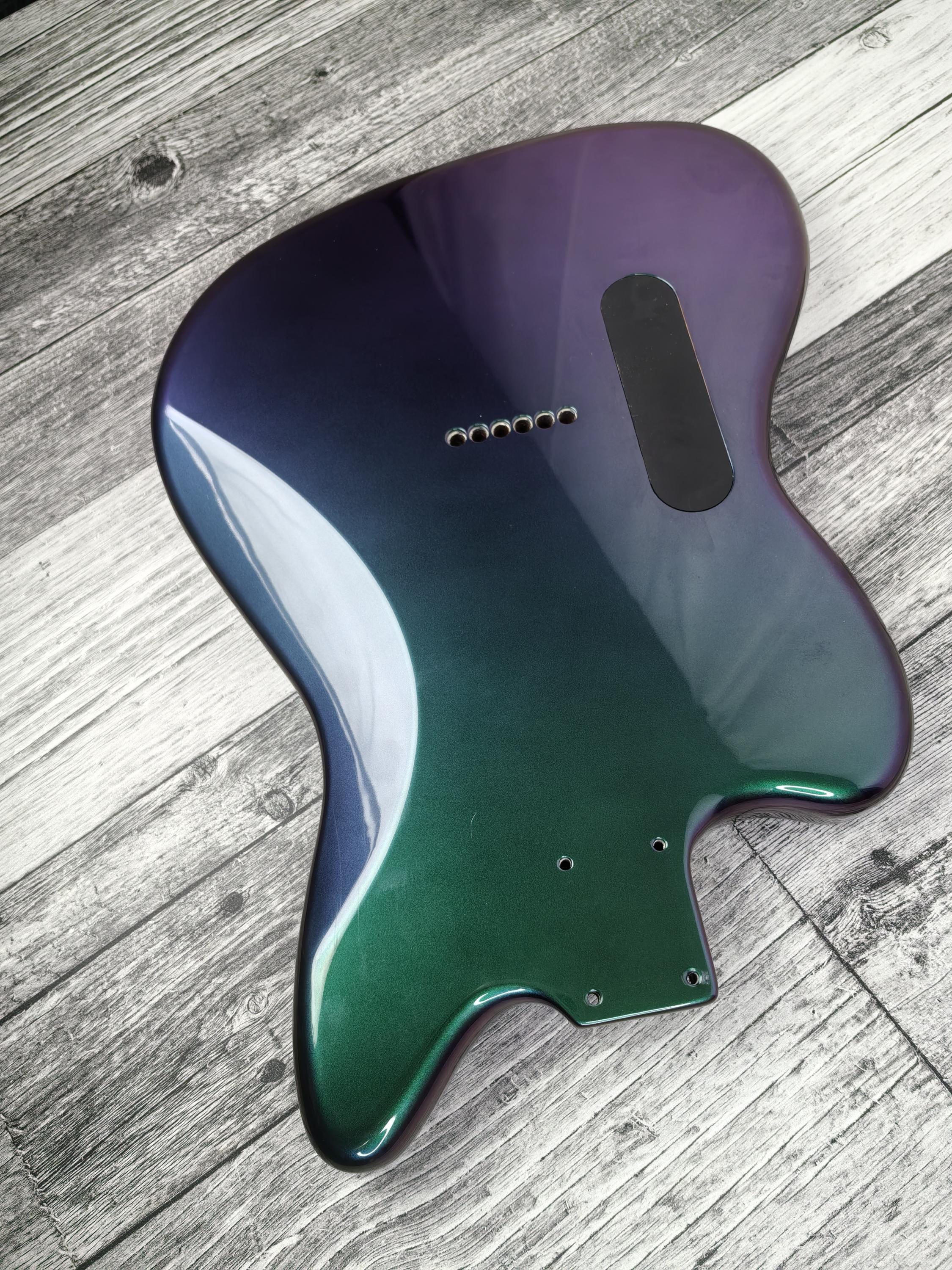 Havok Hard Tail Chameleon 2pc  Jazzmaster Mahogany Guitar S type, HS config Custom Guitar Body. 80' style