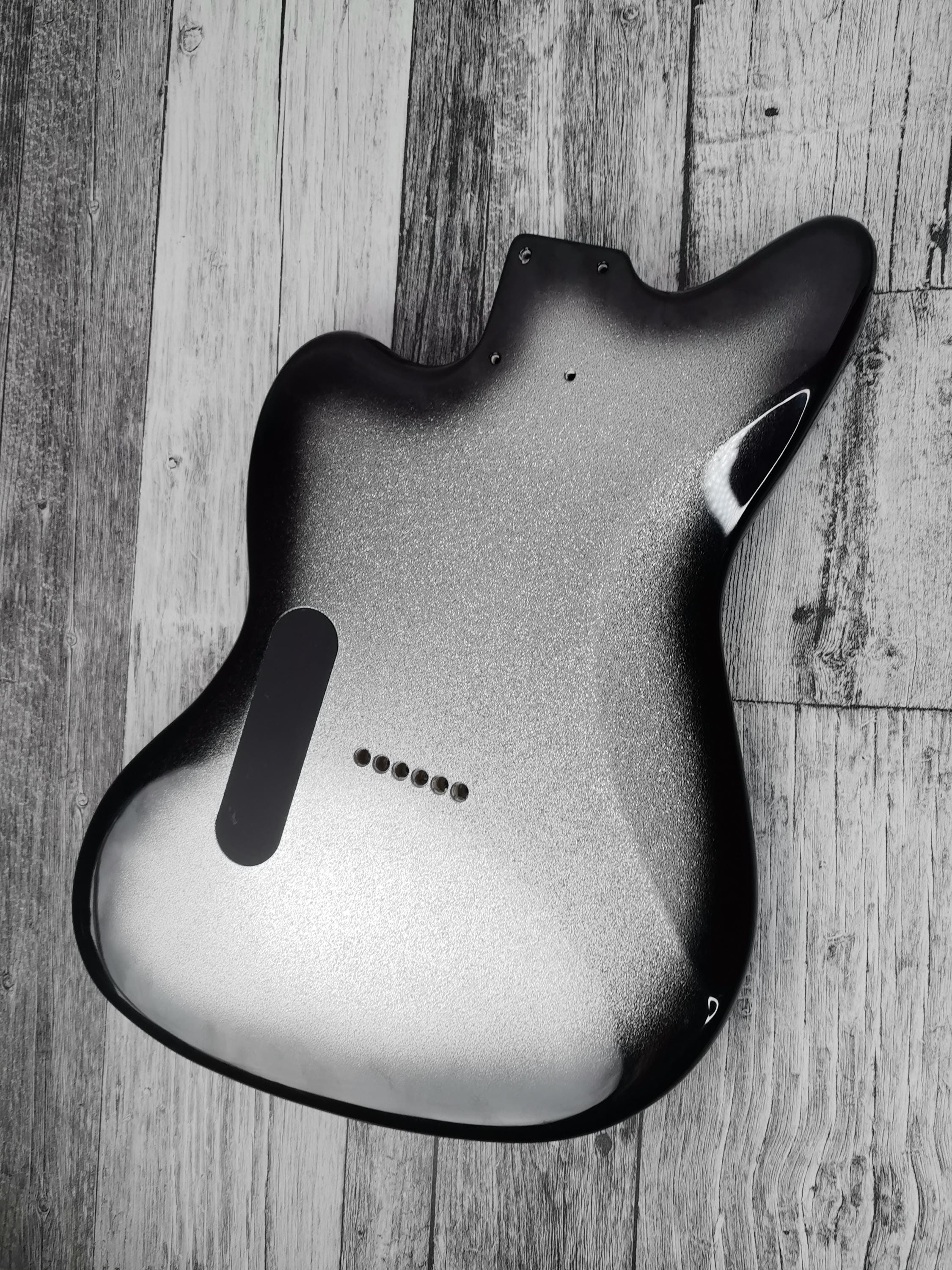 Havok Hard Tail Diamond Burst Jazzmaster 2pc Mahogany Guitar S type, HS config Custom Guitar Body. 80' style