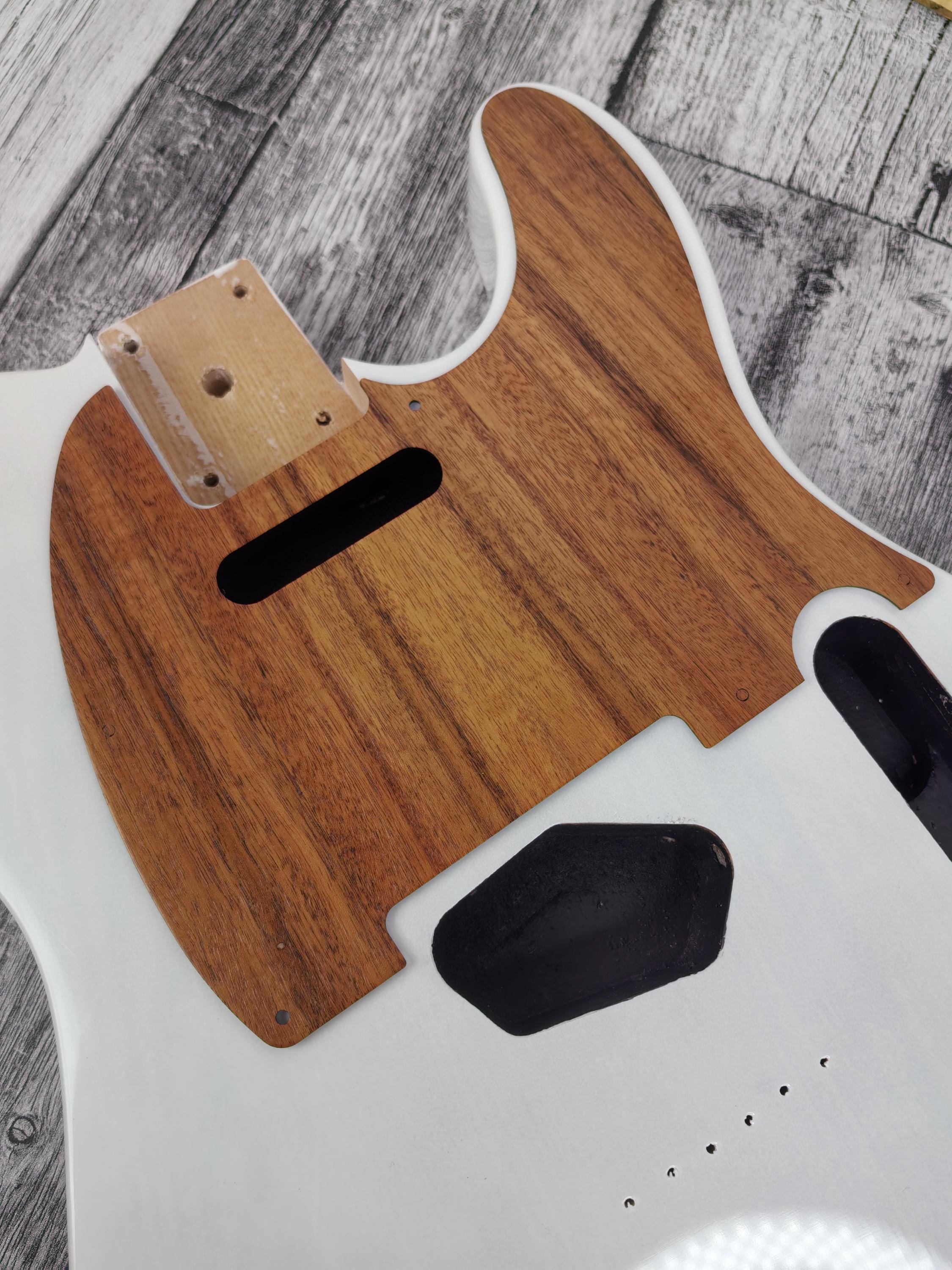 Wooden Guitar guard Mahogany wood T Style  Guitar Pickguard Scratch Plate Fits for T type guitar