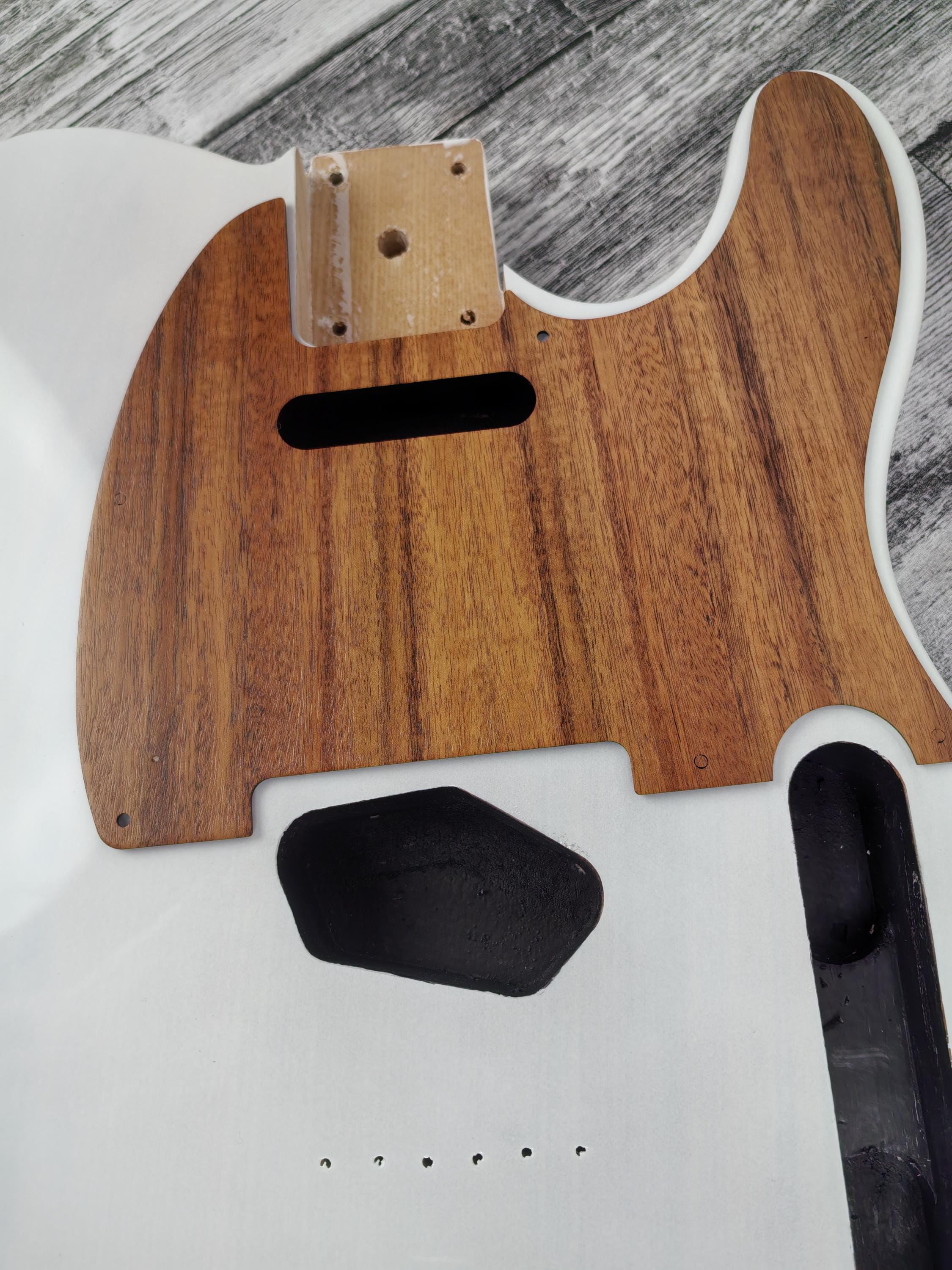 Wooden Guitar guard Mahogany wood T Style  Guitar Pickguard Scratch Plate Fits for T type guitar