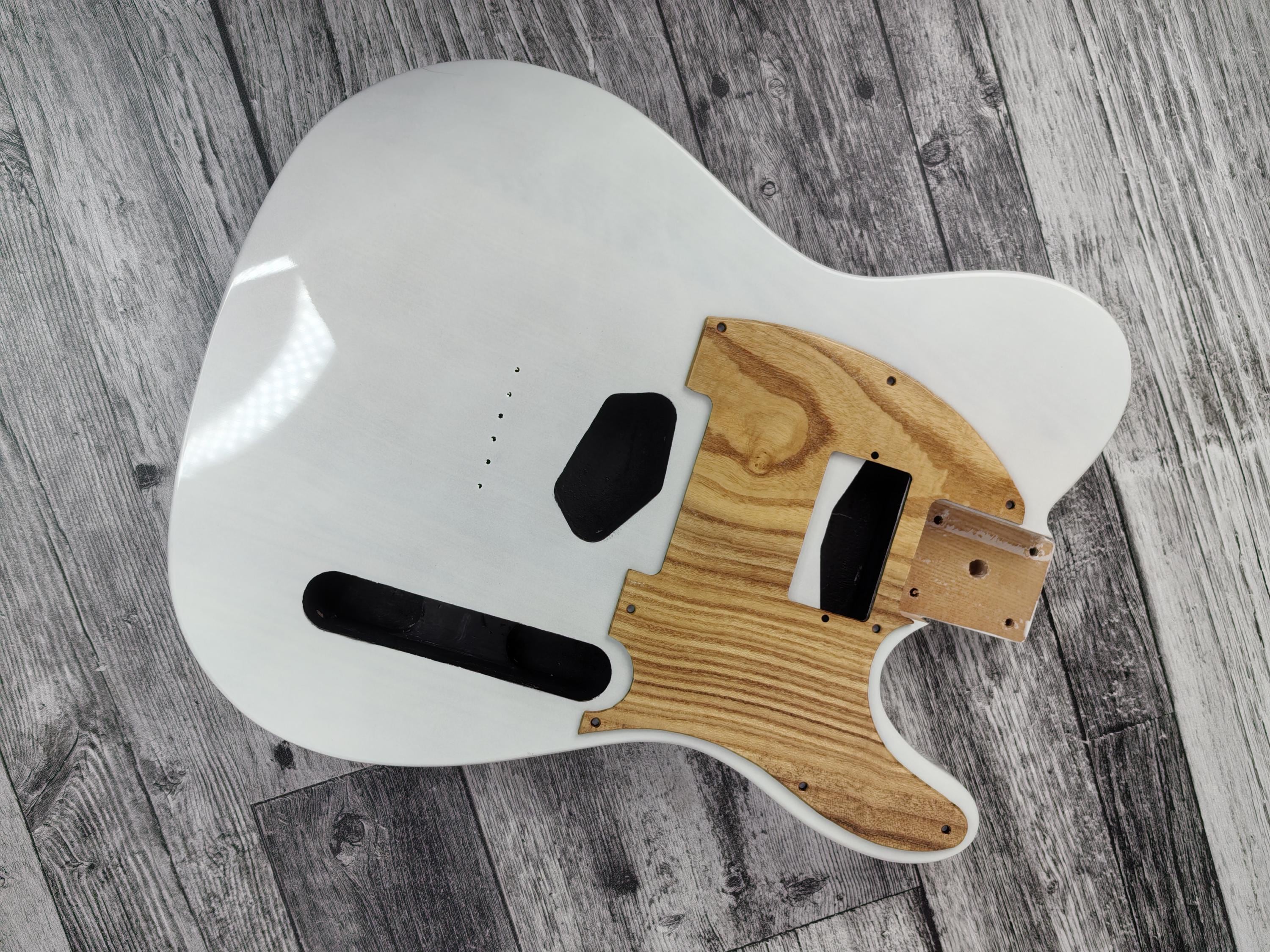 Wooden Guitar Guard Highly figured maple  wood T Style  Guitar Pickguard Scratch Plate Fits for T type guitar