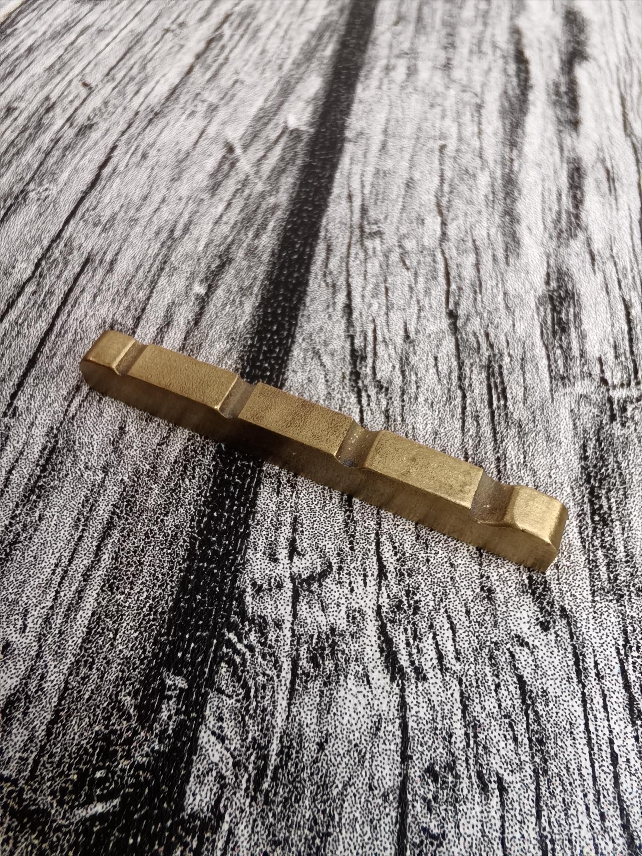 1 Piece Solid Brass Metal Bass Electric Guitar Nut 42 mm For Bass Electric Guitar Tl or St type