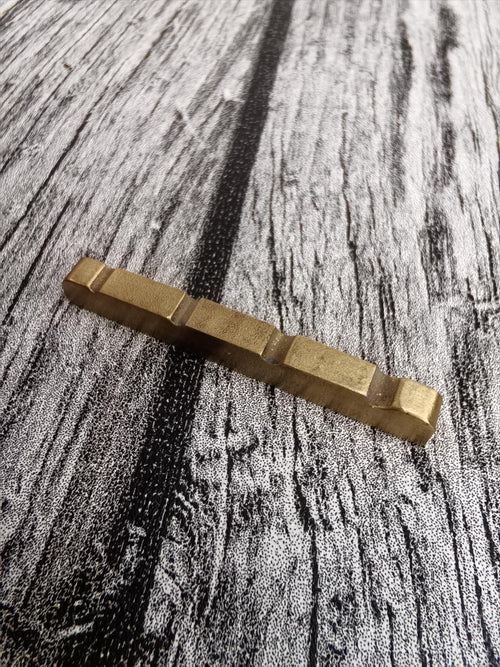 1 Piece Solid Brass Metal Bass Electric Guitar Nut 42 mm For Bass Electric Guitar Tl or St type