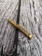 1 Piece Solid Brass Metal Bass Electric Guitar Nut 42 mm For Bass Electric Guitar Tl or St type