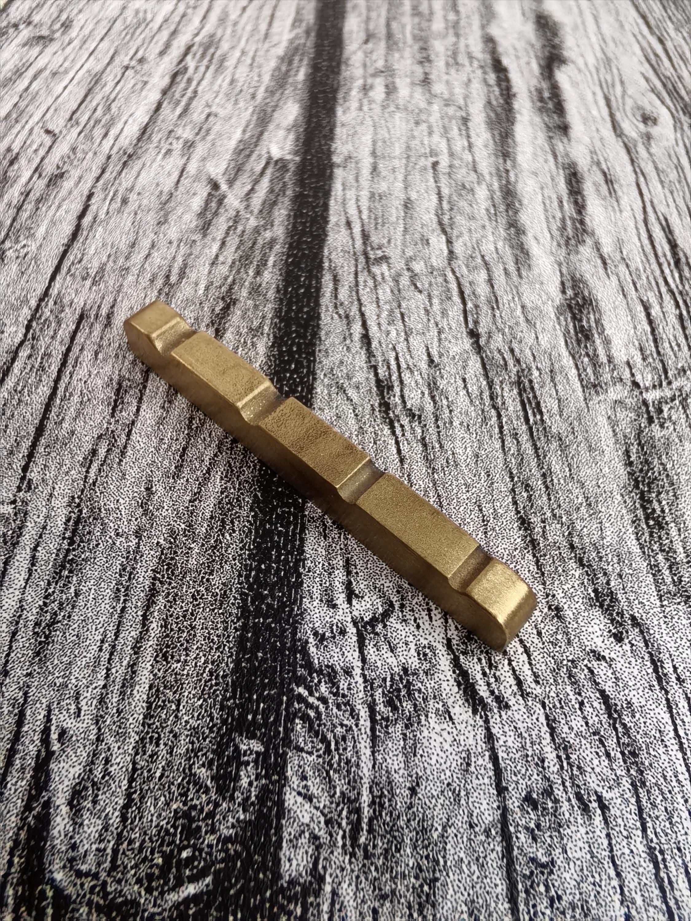 1 Piece Solid Brass Metal Bass Electric Guitar Nut 42 mm For Bass Electric Guitar Tl or St type