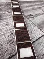 Havok 4 strings Bass Guitar Neck Wenge, Stainless Steel Frets White Binding Brass Nut, 22 Medium Jumbo Jescar Frets, Customized
