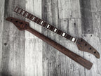 Havok 4 strings Bass Guitar Neck Wenge, Stainless Steel Frets White Binding Brass Nut, 22 Medium Jumbo Jescar Frets, Customized