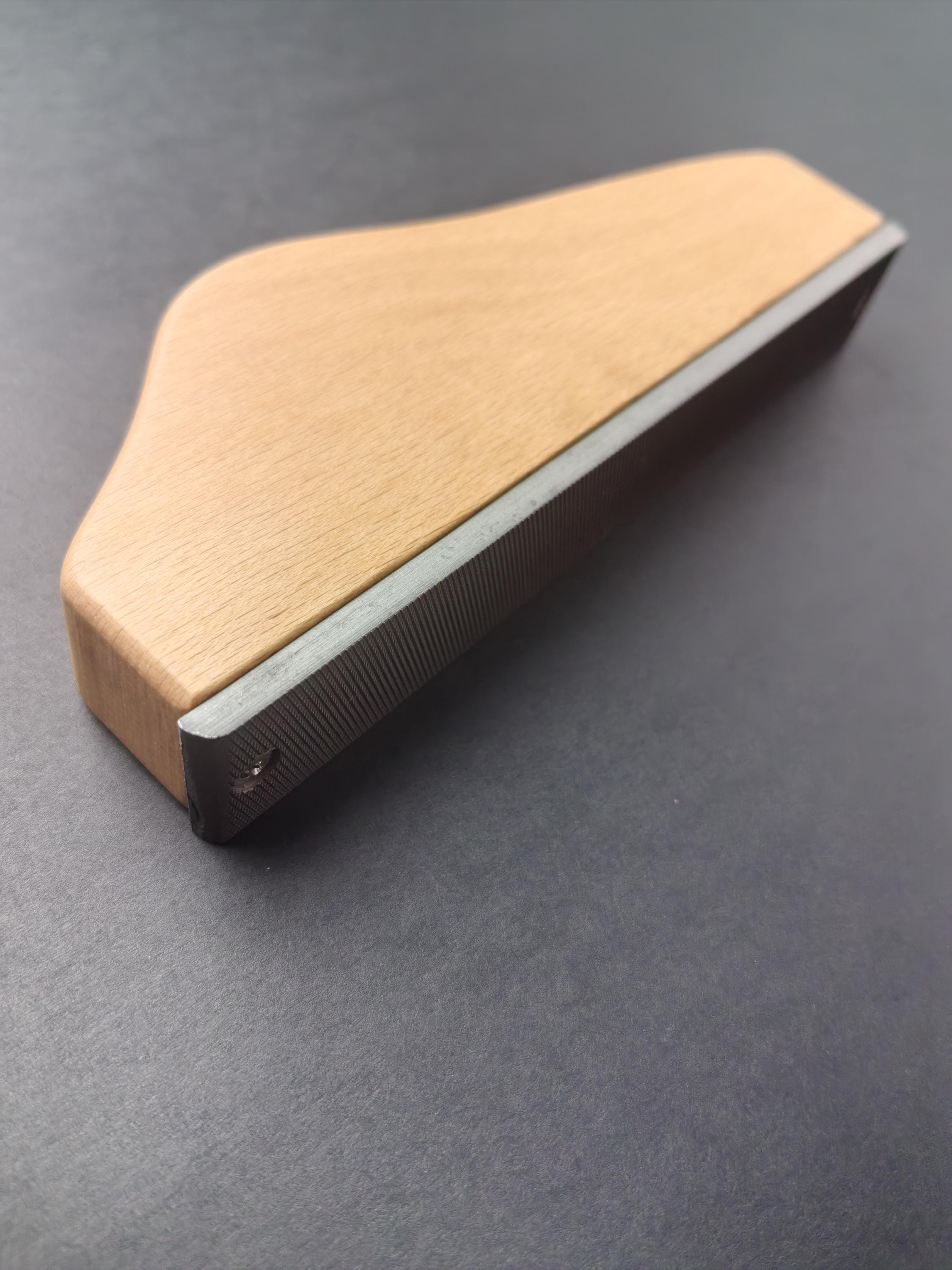 Guitar Fret Leveling File: Hardwood & Carbon Steel, 6 Inch Luthier Tool