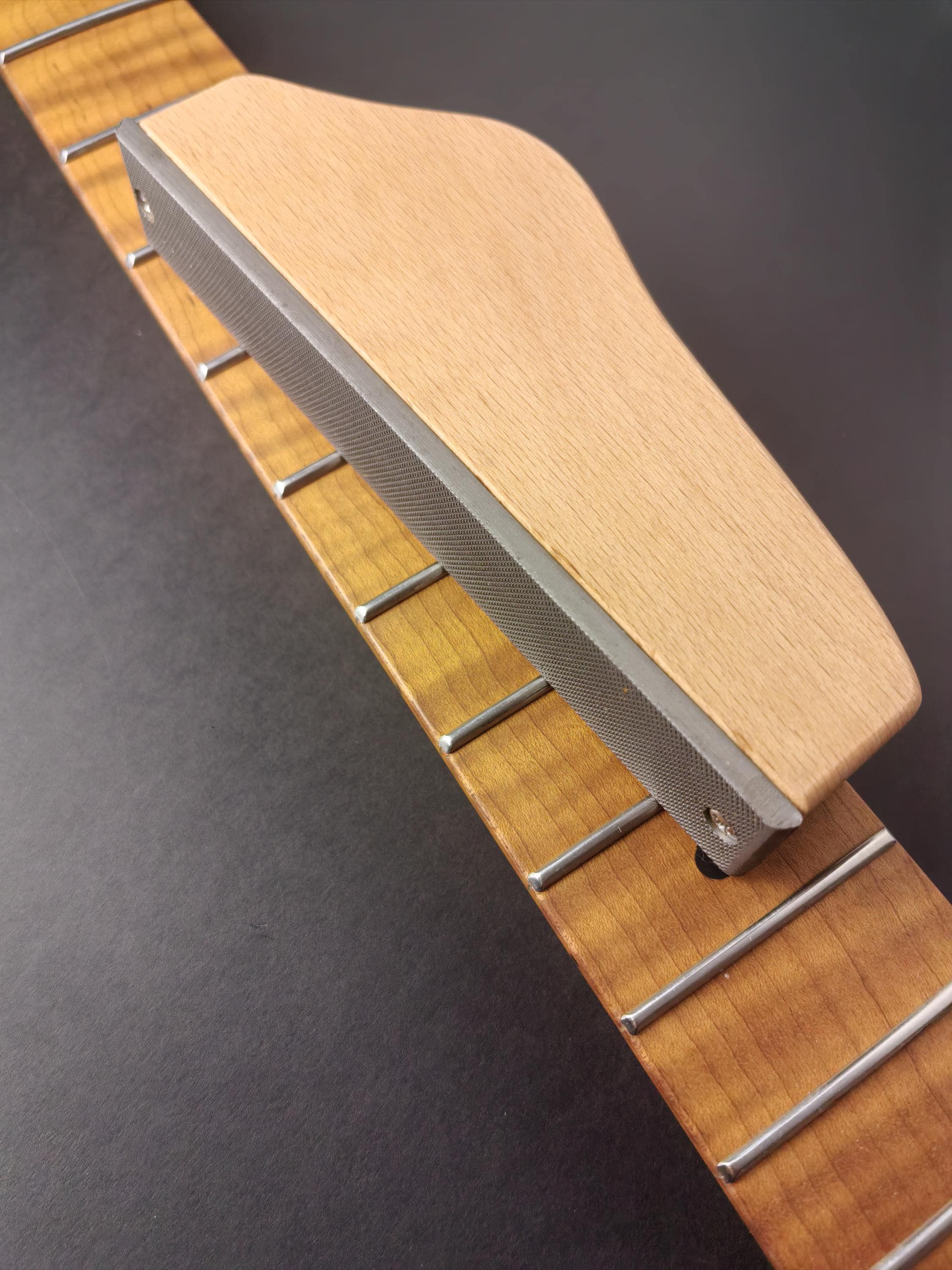 Guitar Fret Leveling File: Hardwood & Carbon Steel, 6 Inch Luthier Tool