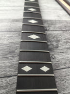 Guitar Neck Havok Wenge Flame Maple Ebony Board, Stainless Steel Frets , 22 Medium Jumbo Jescar Frets,