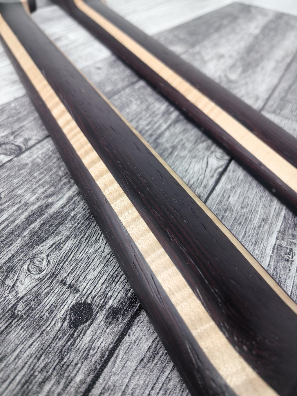 Guitar Neck Havok Wenge Flame Maple Ebony Board, Stainless Steel Frets , 22 Medium Jumbo Jescar Frets,