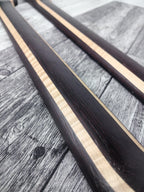 Guitar Neck Havok Wenge Flame Maple Ebony Board, Stainless Steel Frets , 22 Medium Jumbo Jescar Frets,