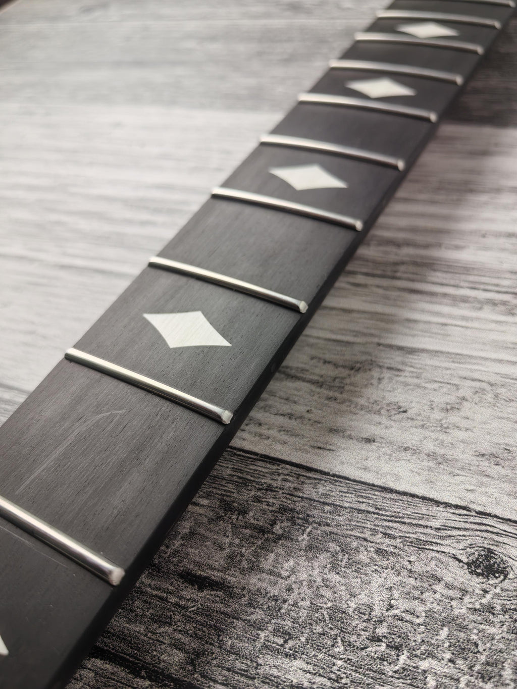 Havok Guitar Neck Wenge Flame Maple Ebony Board, Stainless Steel Frets , 22 Medium Jumbo Jescar Frets,