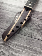 Havok Guitar Neck Wenge Flame Maple Ebony Board, Stainless Steel Frets , 22 Medium Jumbo Jescar Frets,