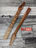 Roasted Maple Satin Havok Logo  Neck Stainless Steel Jescar Frets Guitar Neck Customized High End Guitar Part.