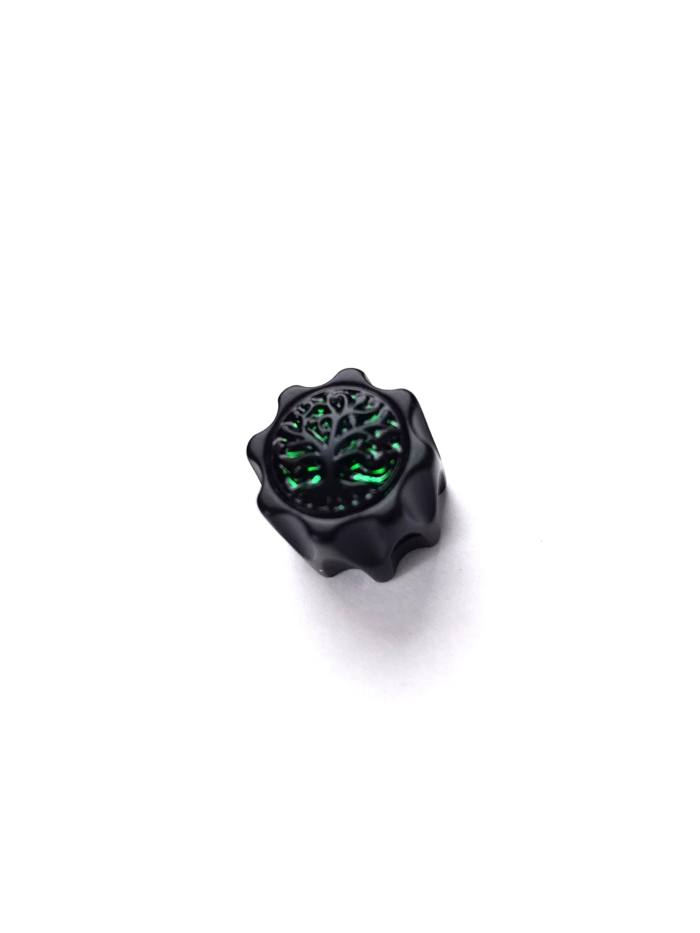 Potentiometer Knob Black Metal, Metal Electric Guitar And Bass, Rare Custom Shop Accessory, Vintage Build Kit,