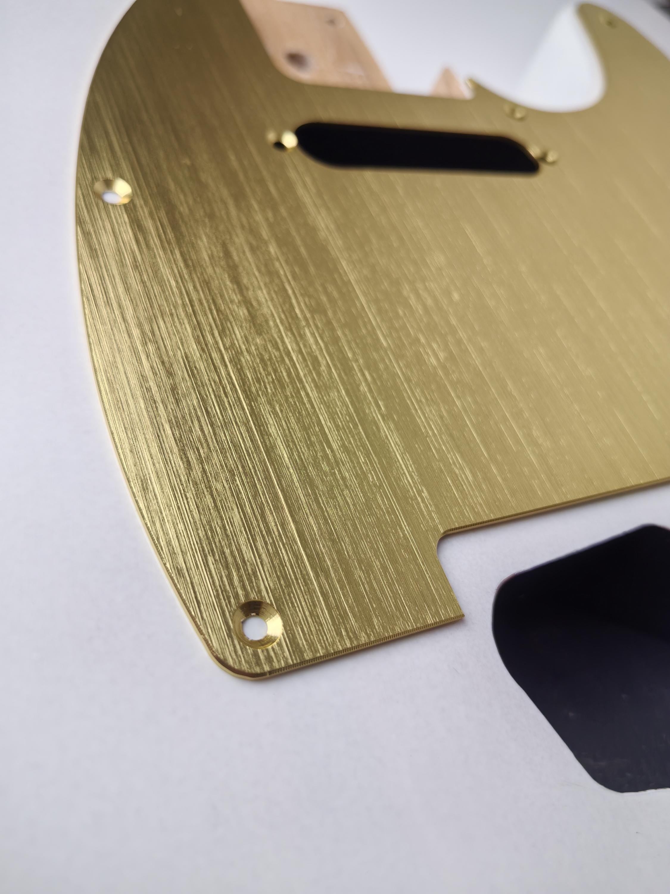 Guitar guard Gold Anodized Modern Style Tele  Guitar Pickguard Scratch Plate Fits for tl type guitar