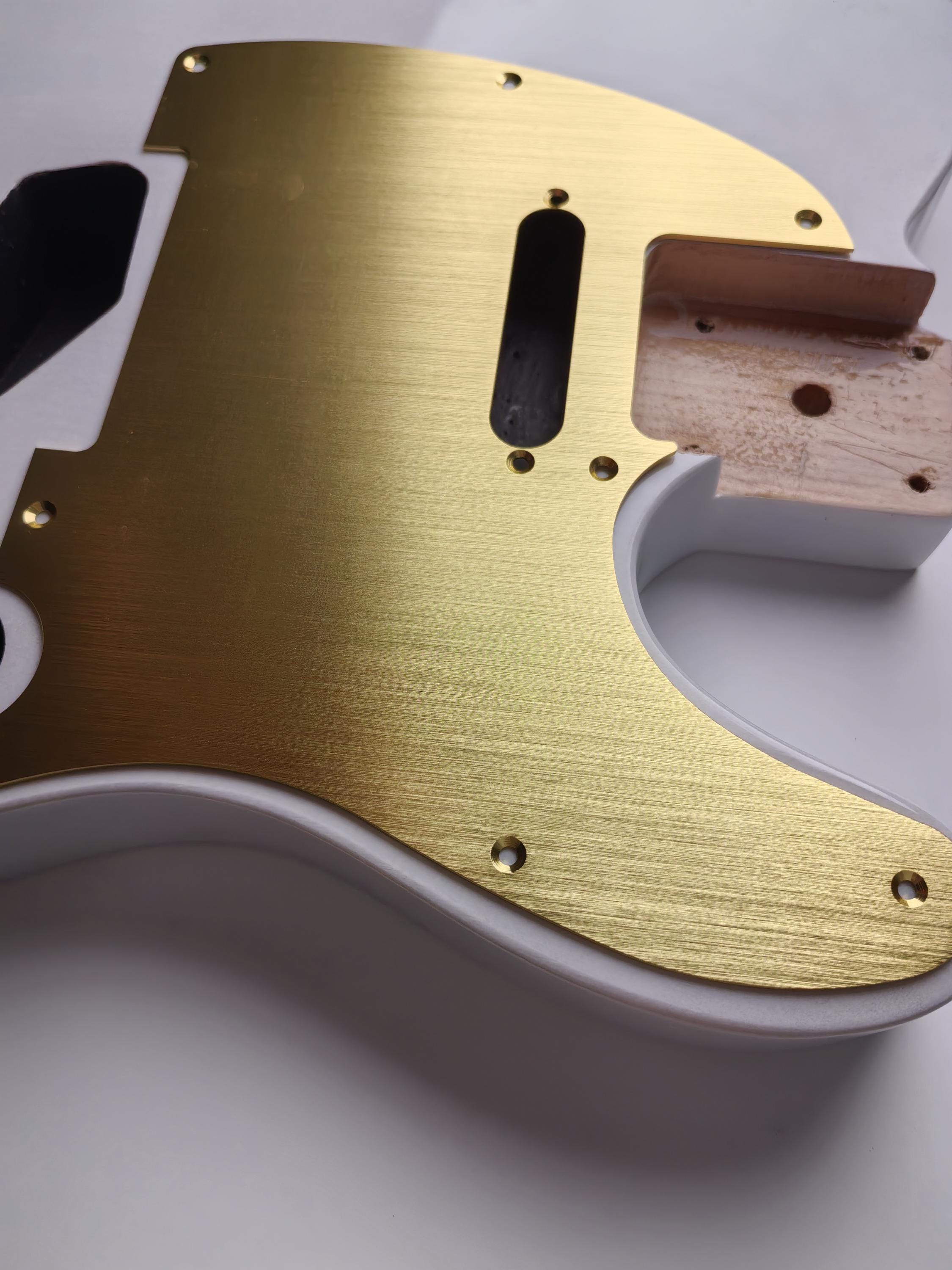 Guitar guard Gold Anodized Modern Style Tele  Guitar Pickguard Scratch Plate Fits for tl type guitar