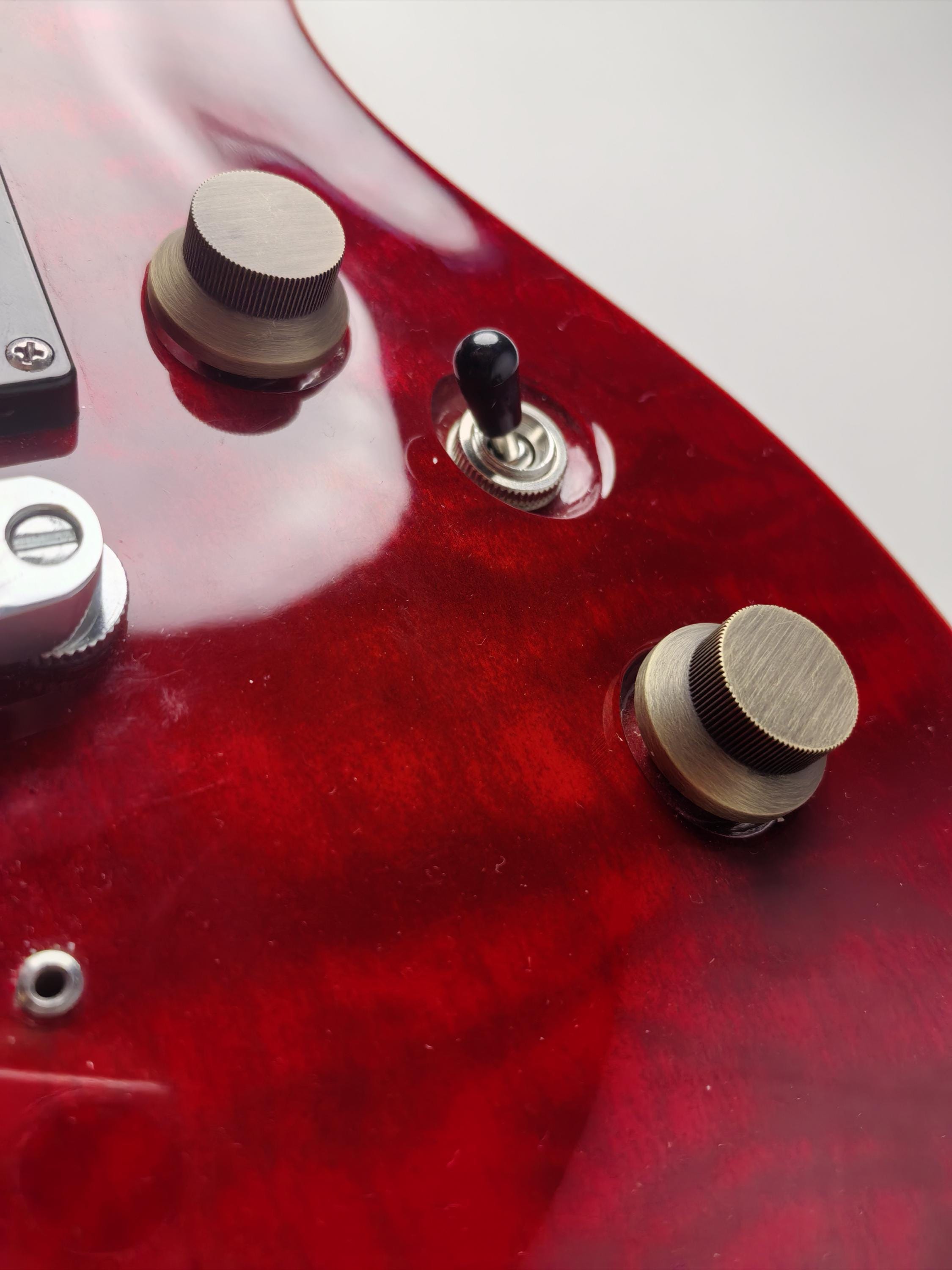 Potentiometer Knob Metal Brass , Electric Guitar And Bass, Rare Custom Shop Accessory, Vintage Build Kit,