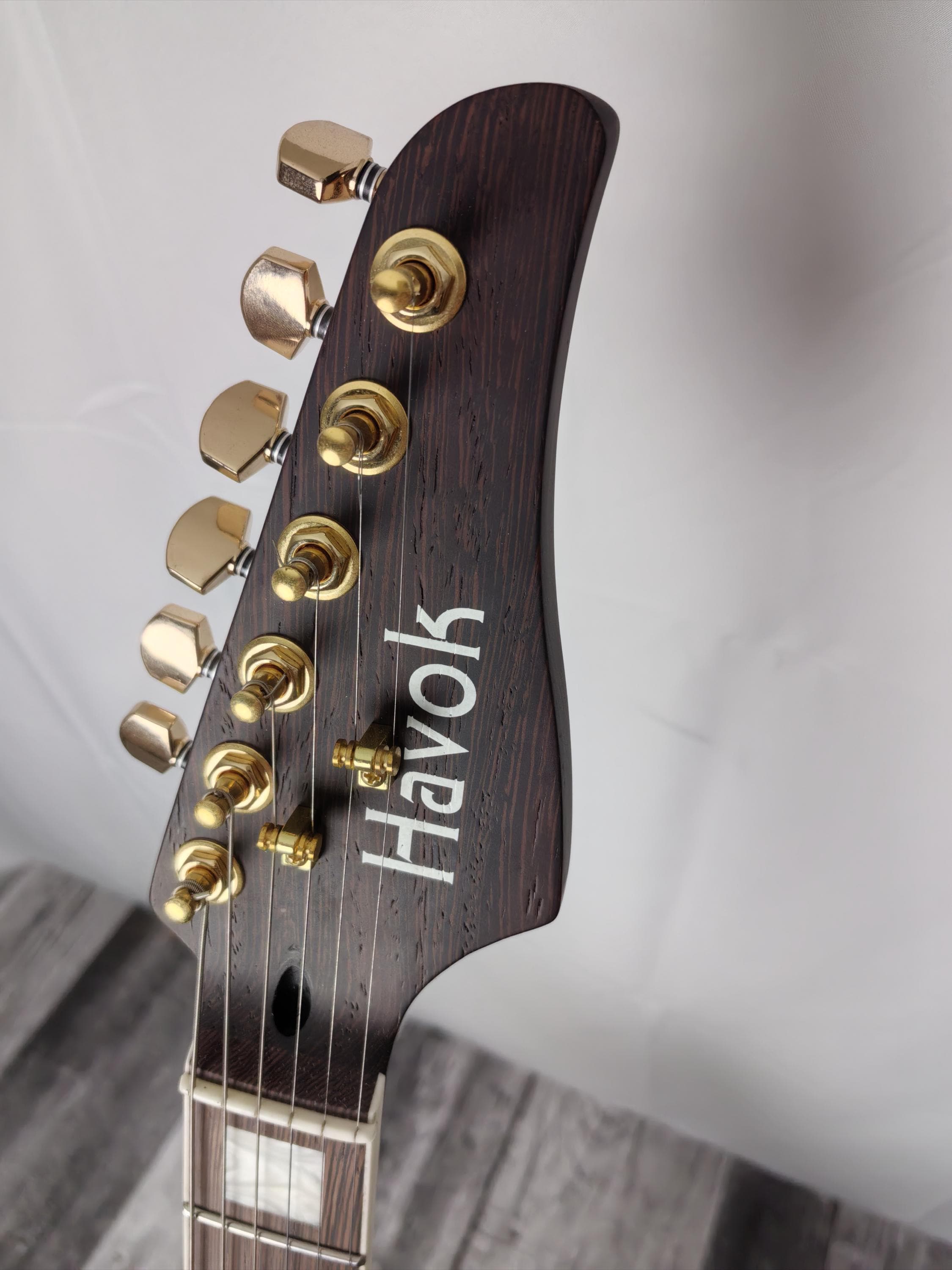 Havok Electric Guitar St Shape Hard Case Stainless Steel Frets High Quality
